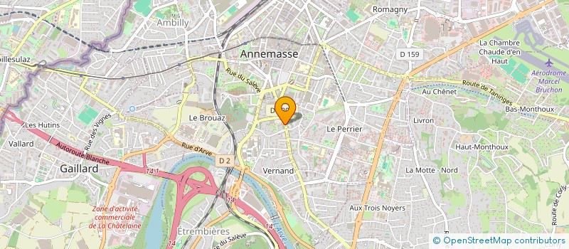 localisation de l'entreprise MONSIEUR ZAIEM SAMI  ANNEMASSE