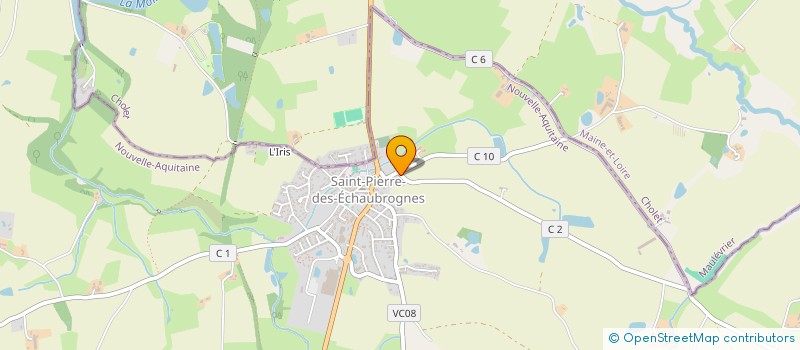 localisation de l'entreprise MONSIEUR ZAIN AHMADI  SAINT-PIERRE-DES-ECHAUBROGNES