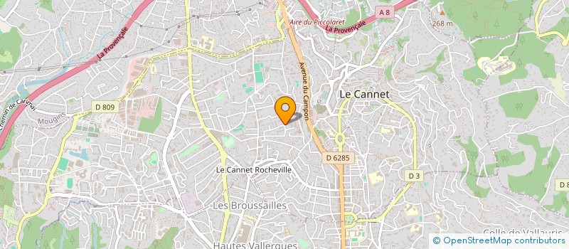 localisation de l'entreprise MONSIEUR ZAIN HACHAICHI à LE CANNET
