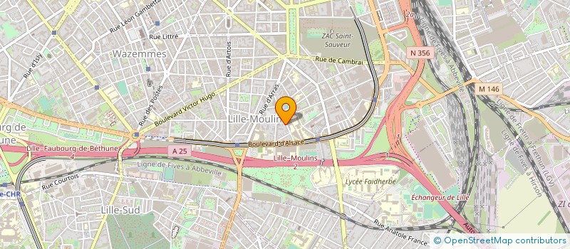 localisation de l'entreprise MONSIEUR ZAINOUDINE MOHAMED à LILLE