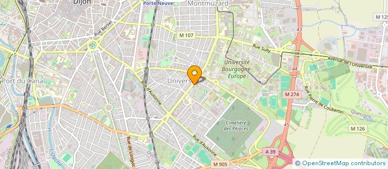 localisation de l'entreprise MONSIEUR ZAINOUL SOW  DIJON