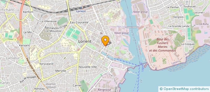 localisation de l'entreprise MONSIEUR ZAIRBEK MAGOMEDOV à LORIENT