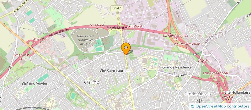 localisation de l'entreprise MONSIEUR ZAIRE BENAHMED à LENS