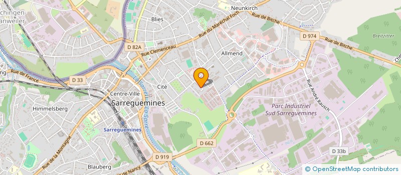 localisation de l'entreprise MONSIEUR ZAIT OSMANOVIC  SARREGUEMINES