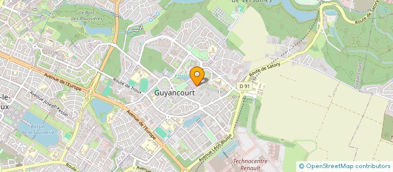 localisation de l'entreprise MONSIEUR ZAITULLAH MOAHAMMADI  GUYANCOURT