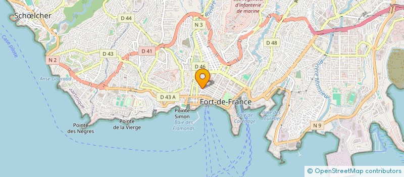 localisation de l'entreprise MONSIEUR ZAKARI AZEGGAGH  FORT-DE-FRANCE