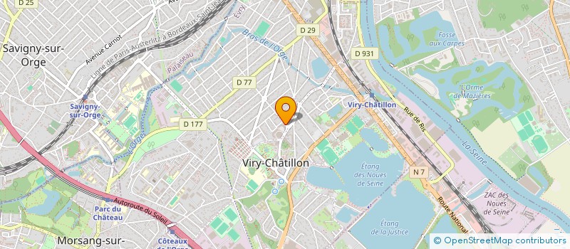 localisation de l'entreprise MONSIEUR ZAKARI FAZAZ à VIRY-CHATILLON