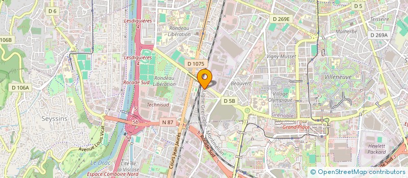 localisation de l'entreprise MONSIEUR ZAKARI MAMMASSE à GRENOBLE