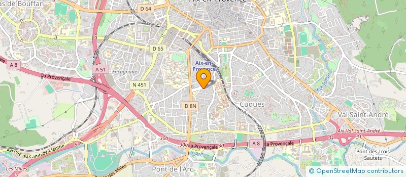 localisation de l'entreprise MONSIEUR ZAKARI STAALI à AIX-EN-PROVENCE