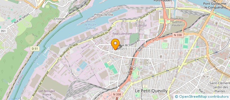 localisation de l'entreprise MONSIEUR ZAKARIA ABAHRAOUI  LE PETIT-QUEVILLY