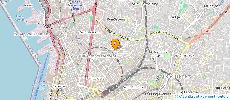localisation de l'entreprise MONSIEUR ZAKARIA ABBES à MARSEILLE