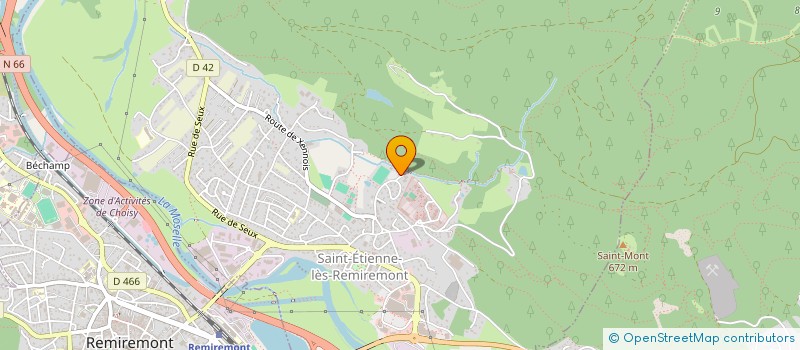 localisation de l'entreprise MONSIEUR ZAKARIA ABSI  SAINT-ETIENNE-LES-REMIREMONT