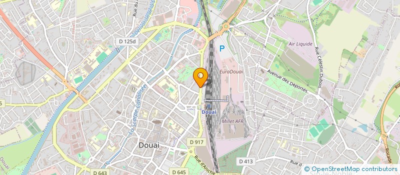 localisation de l'entreprise MONSIEUR ZAKARIA AFIR à DOUAI