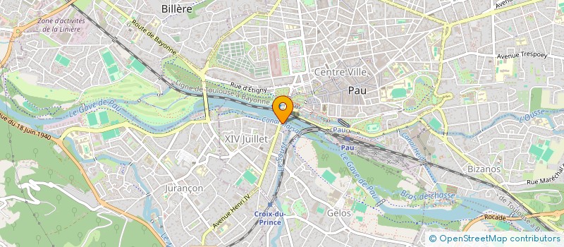 localisation de l'entreprise MONSIEUR ZAKARIA AHMED FADEL NABI à PAU