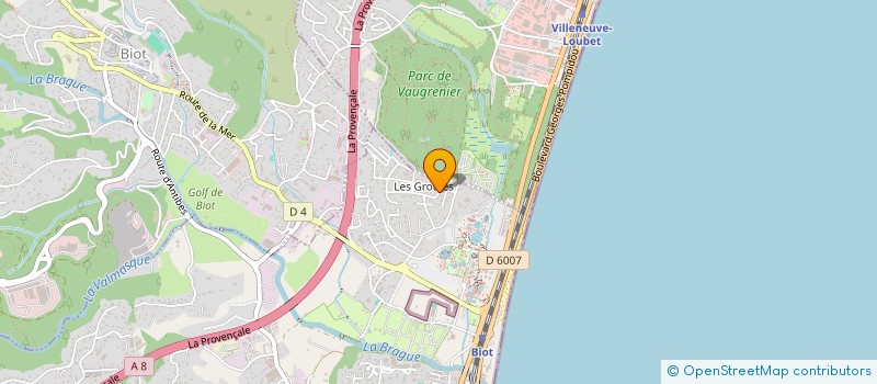 localisation de l'entreprise MONSIEUR ZAKARIA AIT-EL-HAJ à ANTIBES