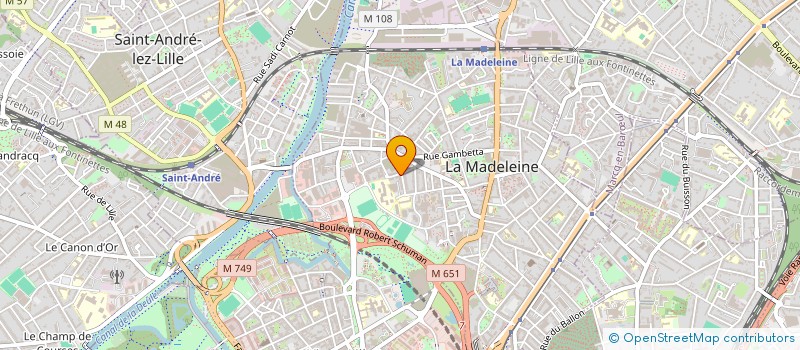 localisation de l'entreprise MONSIEUR ZAKARIA ARBAB JBREL à LA MADELEINE