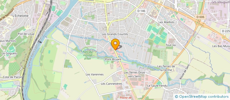 localisation de l'entreprise MONSIEUR ZAKARIA AZZI SABHI  SENS