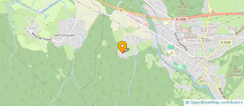 localisation de l'entreprise MONSIEUR ZAKARIA BADAOUI  FAVERGES-SEYTHENEX