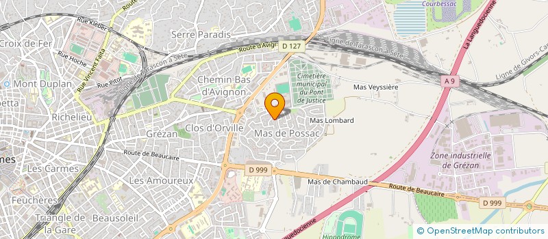 localisation de l'entreprise MONSIEUR ZAKARIA BARDANE  NIMES