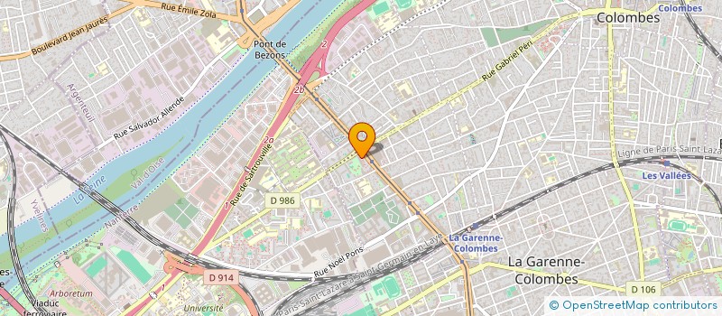 localisation de l'entreprise MONSIEUR ZAKARIA BEKADDOUR  COLOMBES