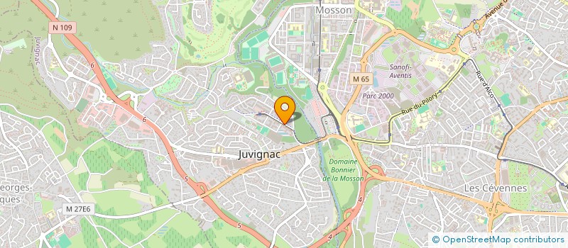 localisation de l'entreprise MONSIEUR ZAKARIA BEN SLIMANE  JUVIGNAC