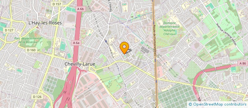 localisation de l'entreprise MONSIEUR ZAKARIA BENAHMED AISSA  CHEVILLY-LARUE