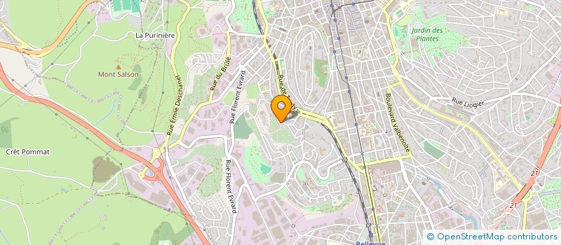 localisation de l'entreprise MONSIEUR ZAKARIA BENALI  SAINT-ETIENNE