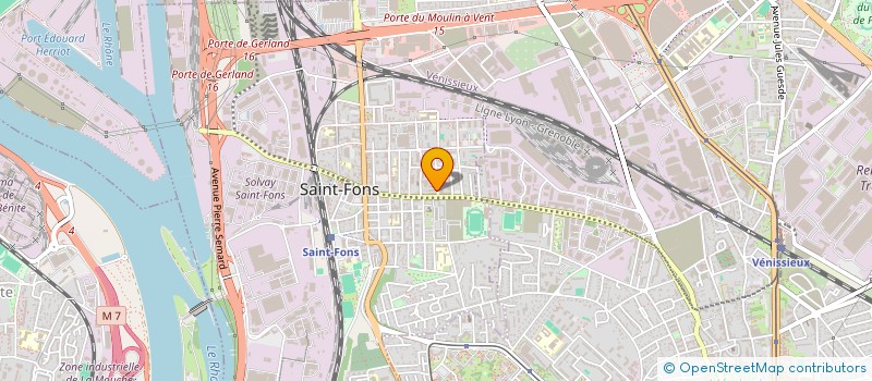 localisation de l'entreprise MONSIEUR ZAKARIA BENHABBOUCHE  SAINT-FONS