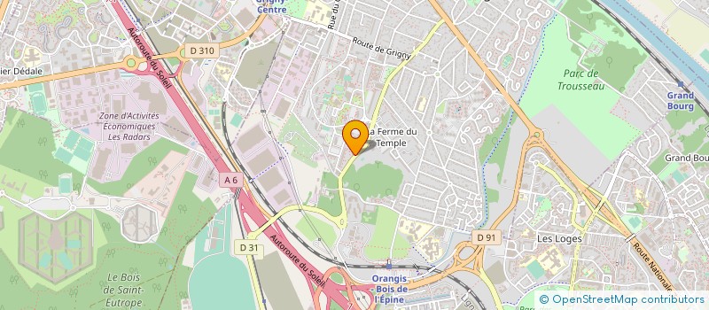 localisation de l'entreprise MONSIEUR ZAKARIA BENHAMEL  RIS-ORANGIS