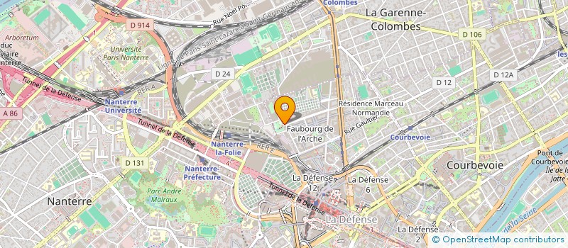 localisation de l'entreprise MONSIEUR ZAKARIA BENNAOUM à COURBEVOIE