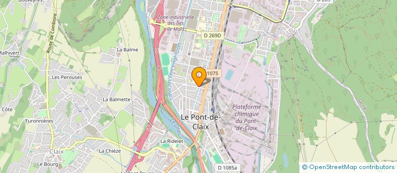 localisation de l'entreprise MONSIEUR ZAKARIA BENNERMACHE  LE PONT-DE-CLAIX