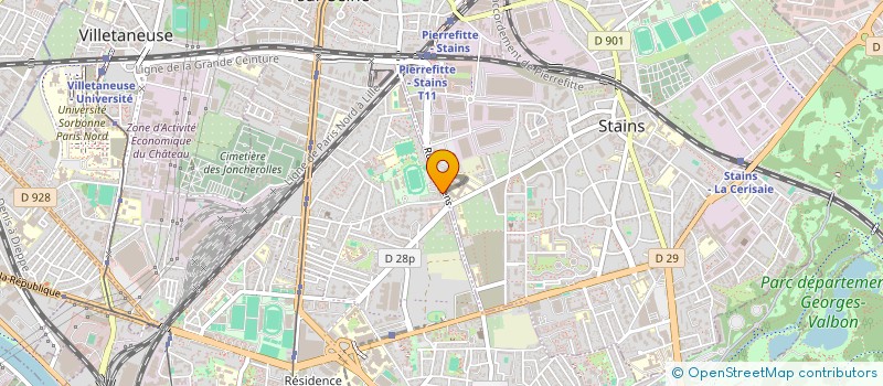 localisation de l'entreprise MONSIEUR ZAKARIA BENTAYEB à PIERREFITTE-SUR-SEINE