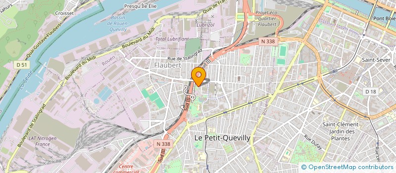 localisation de l'entreprise MONSIEUR ZAKARIA BOUDI  LE PETIT-QUEVILLY