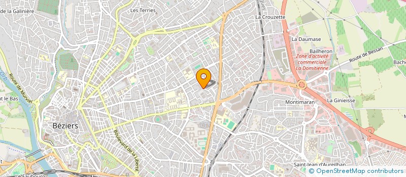 localisation de l'entreprise MONSIEUR ZAKARIA BOUFARS  BEZIERS