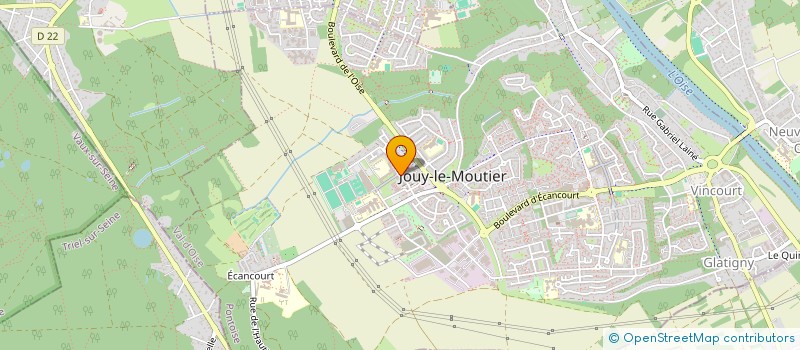 localisation de l'entreprise MONSIEUR ZAKARIA BOUJARNIJA à JOUY-LE-MOUTIER