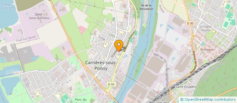 localisation de l'entreprise MONSIEUR ZAKARIA BOUKHARI  CARRIERES-SOUS-POISSY