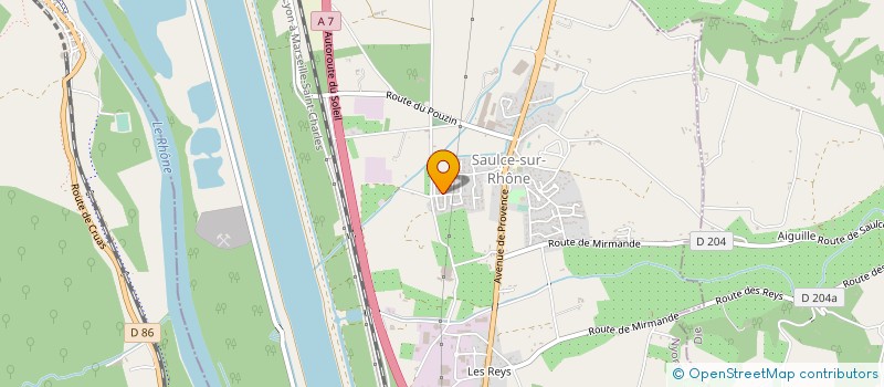 localisation de l'entreprise MONSIEUR ZAKARIA BOUNGUAB à SAULCE-SUR-RHONE
