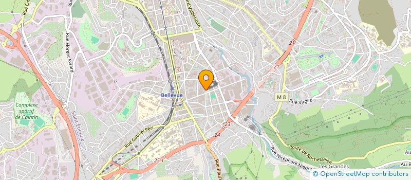 localisation de l'entreprise MONSIEUR ZAKARIA BOUYAOUZANE  SAINT-ETIENNE