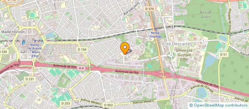 localisation de l'entreprise MONSIEUR ZAKARIA CHABANI à NOISY-LE-GRAND