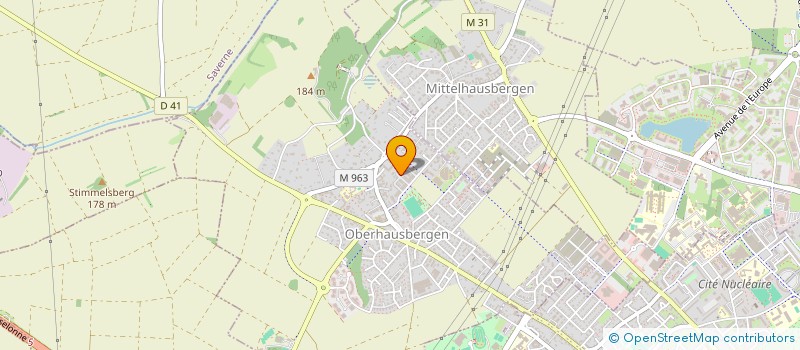 localisation de l'entreprise MONSIEUR ZAKARIA CHAMI KHAZRAJI  OBERHAUSBERGEN