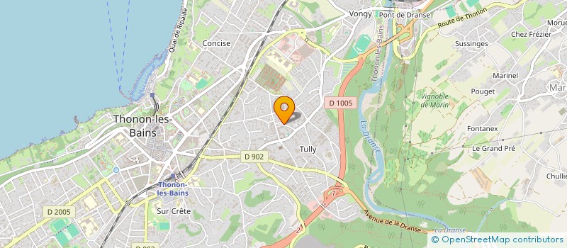 localisation de l'entreprise MONSIEUR ZAKARIA CHARIF à THONON-LES-BAINS