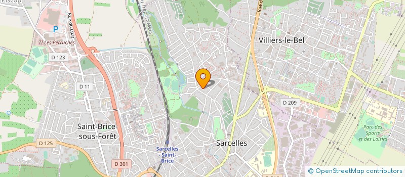 localisation de l'entreprise MONSIEUR ZAKARIA CHEMMAMI  SARCELLES