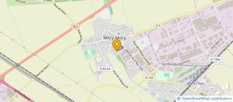 localisation de l'entreprise MONSIEUR ZAKARIA CHERAKA  MITRY-MORY