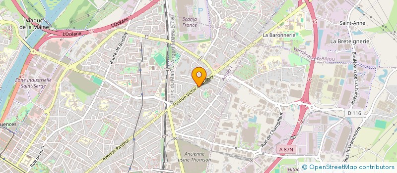 localisation de l'entreprise MONSIEUR ZAKARIA CHIHA SETTE à ANGERS