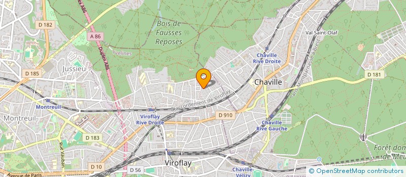 localisation de l'entreprise MONSIEUR ZAKARIA CISSE  VIROFLAY