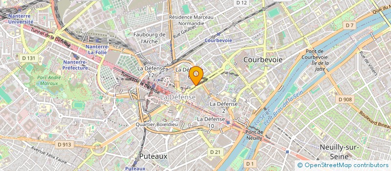 localisation de l'entreprise MONSIEUR ZAKARIA DAKDAKI  COURBEVOIE