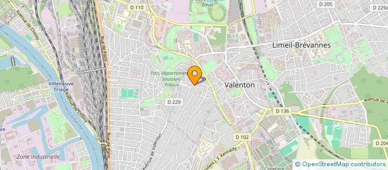 localisation de l'entreprise MONSIEUR ZAKARIA DJEBBARI à VALENTON