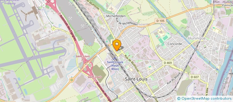 localisation de l'entreprise MONSIEUR ZAKARIA DJELLID  SAINT-LOUIS