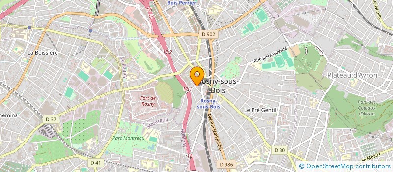 localisation de l'entreprise MONSIEUR ZAKARIA EDDOUH  ROSNY-SOUS-BOIS