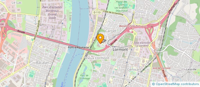 localisation de l'entreprise MONSIEUR ZAKARIA EL FALAKI  LORMONT